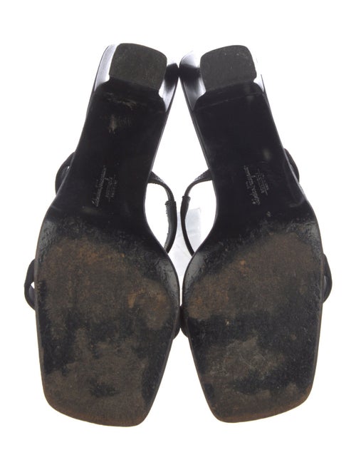 Salvatore Ferragamo Suede Printed Slides