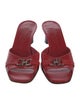 Salvatore Ferragamo Leather Slides