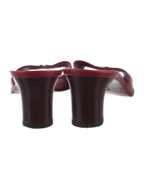 Salvatore Ferragamo Leather Slides