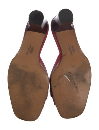 Salvatore Ferragamo Leather Slides