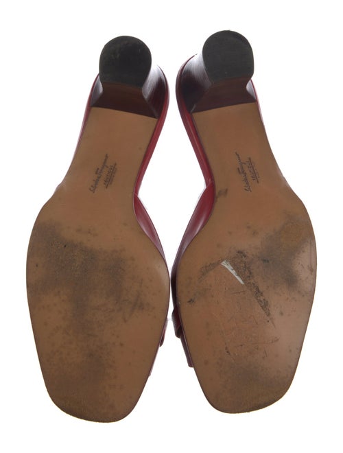 Salvatore Ferragamo Leather Slides