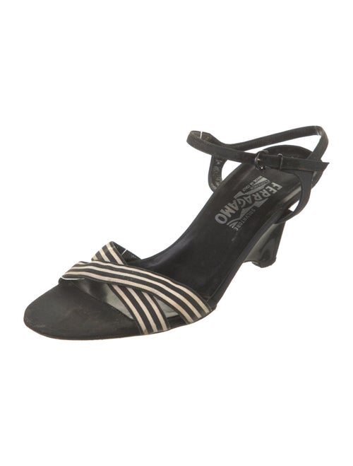 Salvatore Ferragamo Printed Slingback Sandals