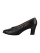 Salvatore Ferragamo Embossed Leather Pumps