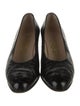 Salvatore Ferragamo Embossed Leather Pumps