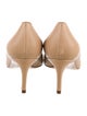 Salvatore Ferragamo Leather Bow Accents Pumps