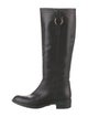 Salvatore Ferragamo Leather Riding Boots