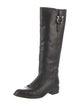 Salvatore Ferragamo Leather Riding Boots