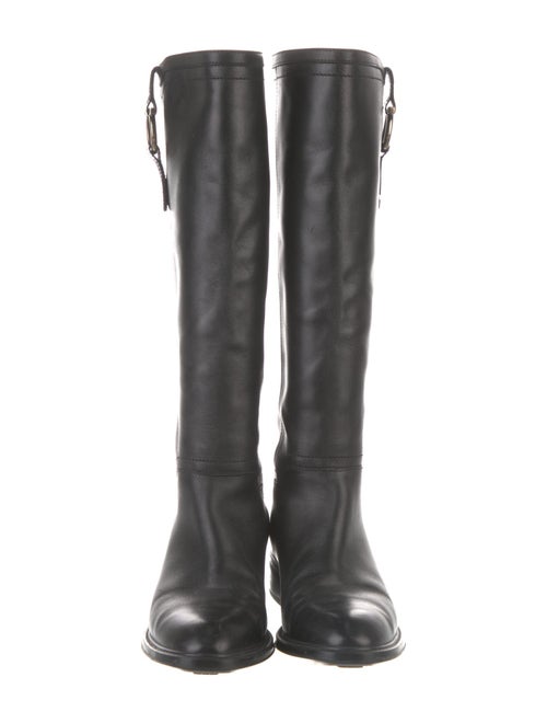 Salvatore Ferragamo Leather Riding Boots