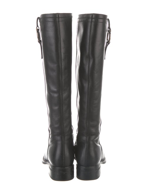 Salvatore Ferragamo Leather Riding Boots