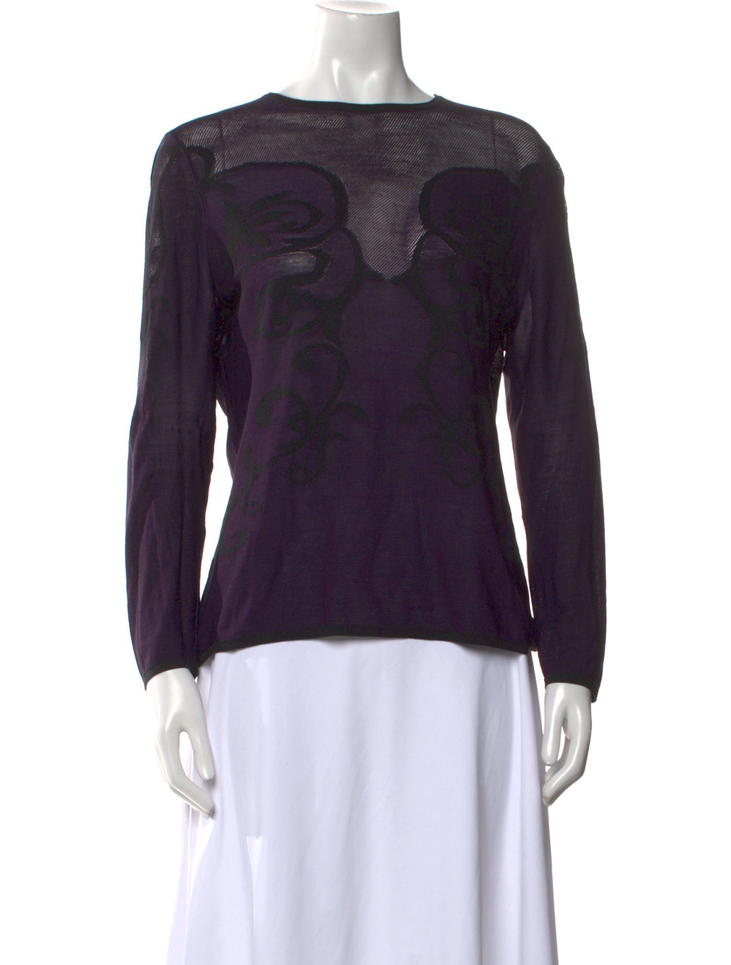 Salvatore Ferragamo Vintage Printed Sweater