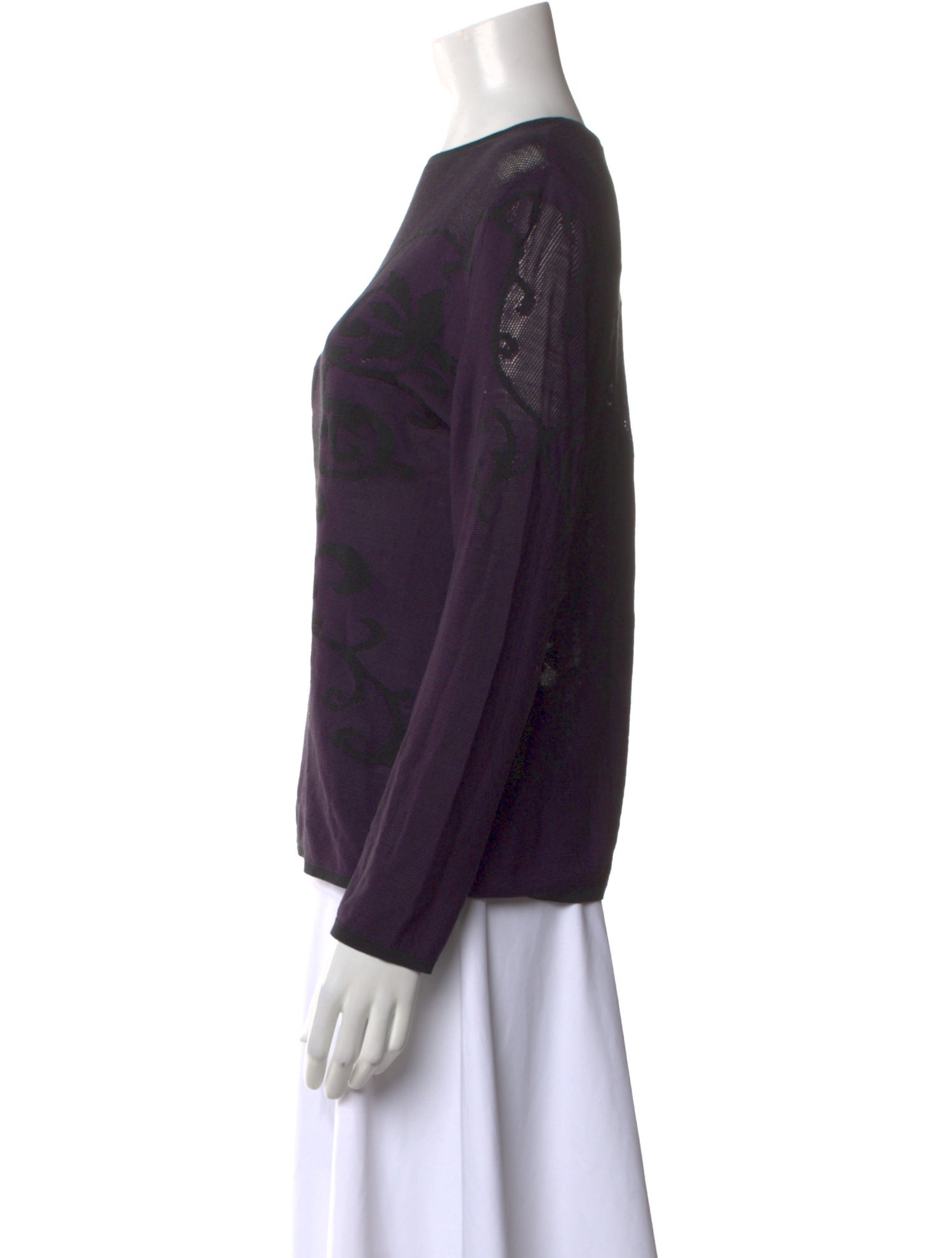 Salvatore Ferragamo Vintage Printed Sweater