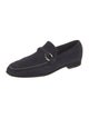 Salvatore Ferragamo Gancini Logo Suede Dress Loafers