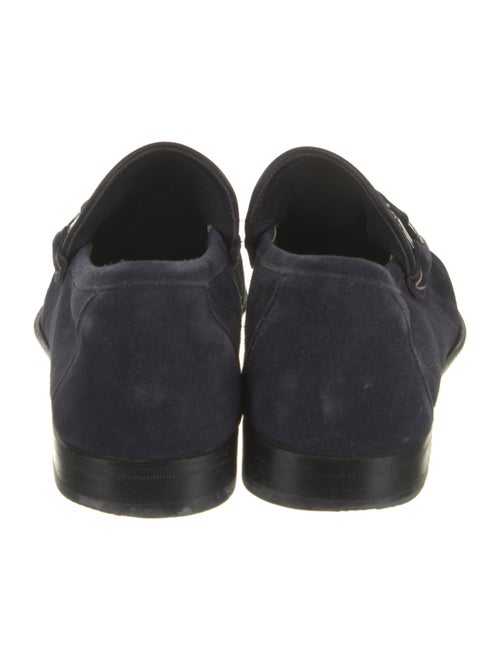 Salvatore Ferragamo Gancini Logo Suede Dress Loafers