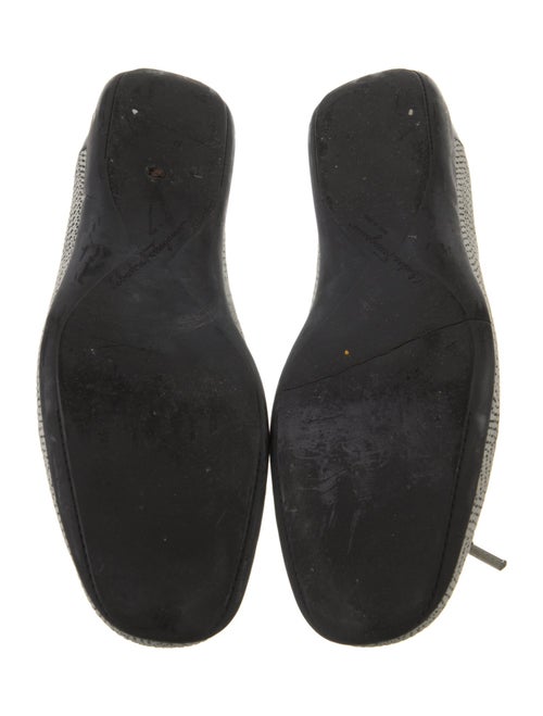 Salvatore Ferragamo Suede Printed Ballet Flats