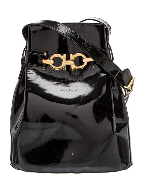 Salvatore Ferragamo Patent Leather Top Handle Bag