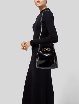 Salvatore Ferragamo Patent Leather Top Handle Bag