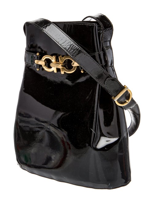 Salvatore Ferragamo Patent Leather Top Handle Bag