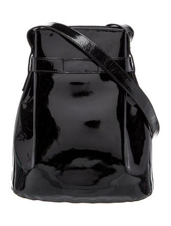 Salvatore Ferragamo Patent Leather Top Handle Bag