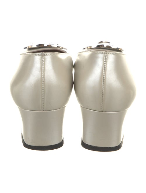 Salvatore Ferragamo Gancini Logo Leather Pumps