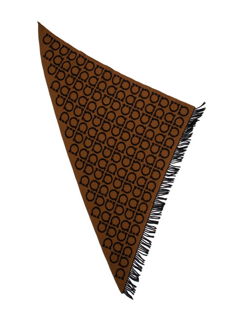 Salvatore Ferragamo Wool Printed Scarf