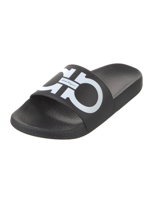 Salvatore Ferragamo Rubber Printed Slides