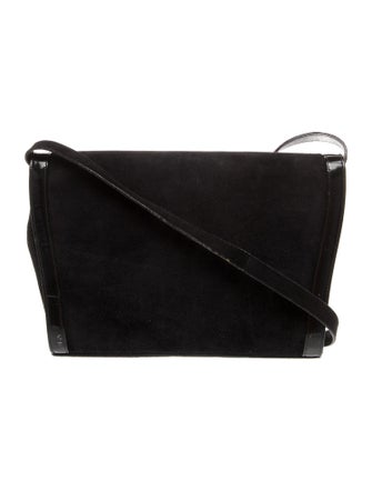 Salvatore Ferragamo Suede Crossbody Bag