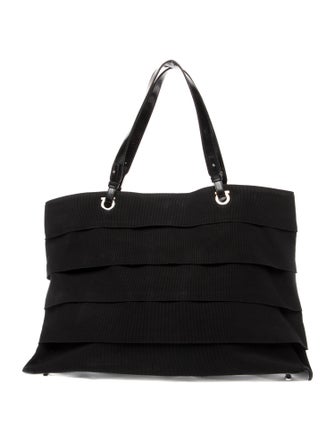 Salvatore Ferragamo Canvas Shoulder Bag