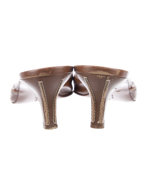 Salvatore Ferragamo Leather Slides