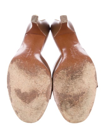 Salvatore Ferragamo Leather Slides