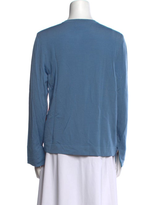 Salvatore Ferragamo Virgin Wool Floral Print Sweatshirt