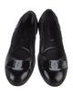 Salvatore Ferragamo Vara Bow Accent Leather Ballet Flats