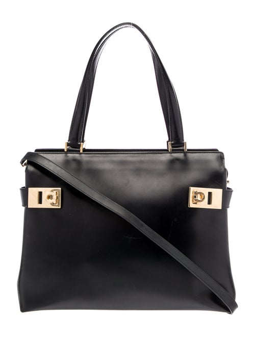 Salvatore Ferragamo Leather Top Handle Bag