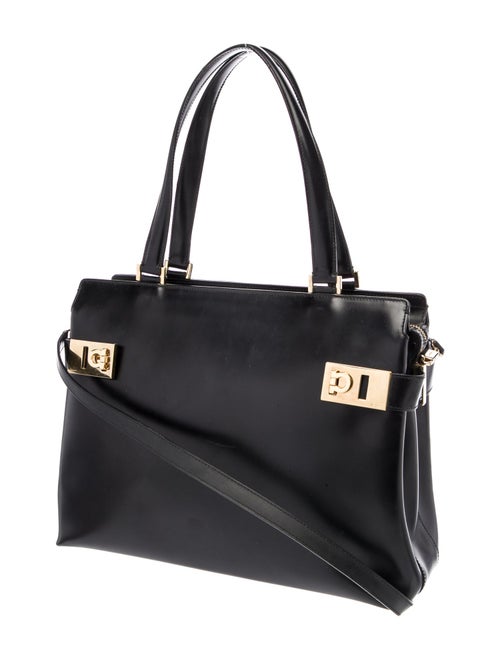 Salvatore Ferragamo Leather Top Handle Bag