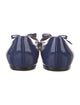 Salvatore Ferragamo Vara Bow Accent Patent Leather Ballet Flats