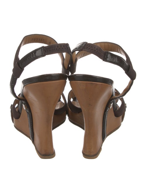 Salvatore Ferragamo Patent Leather Slingback Sandals