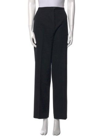 Salvatore Ferragamo Wool Wide Leg Pants