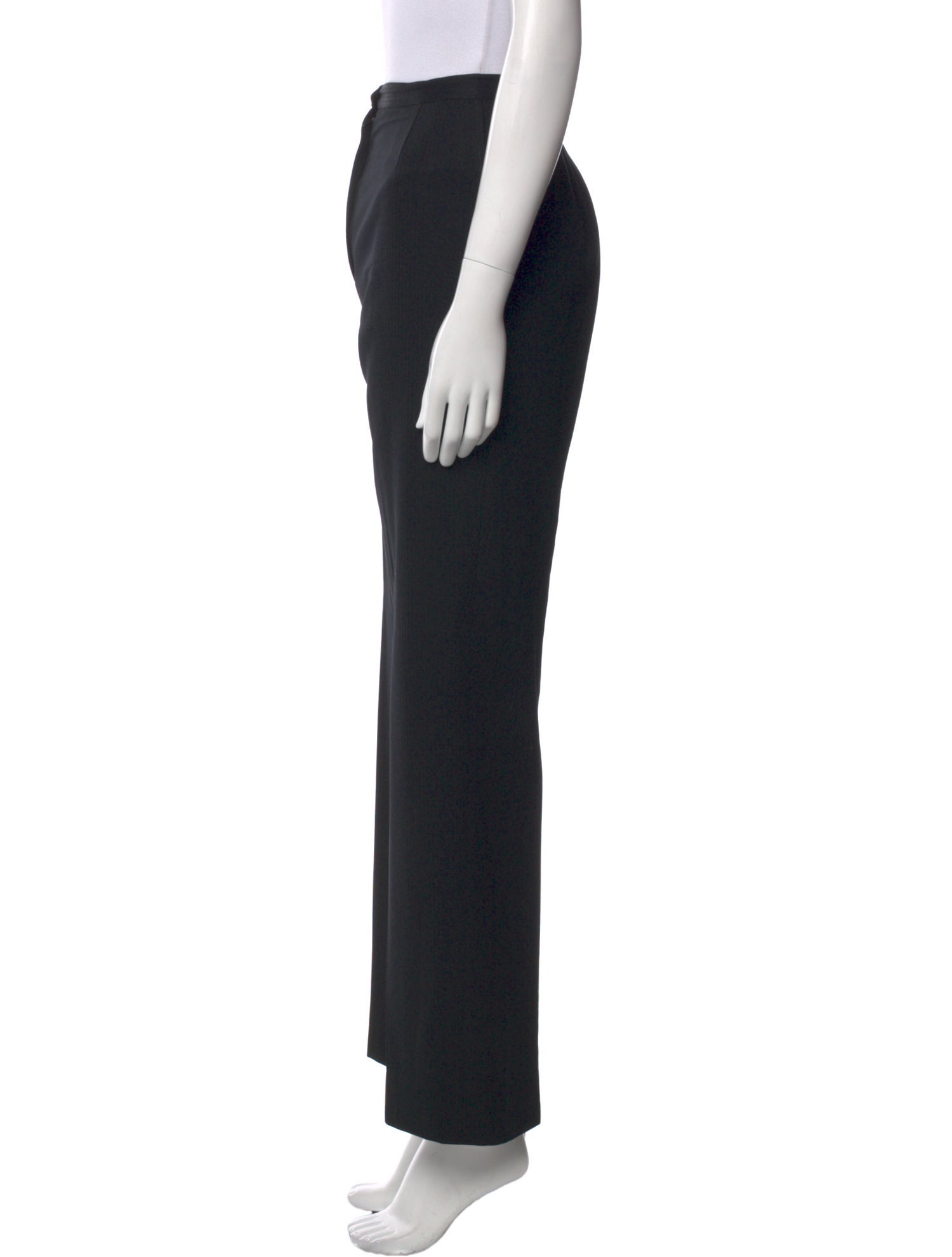 Salvatore Ferragamo Wool Wide Leg Pants