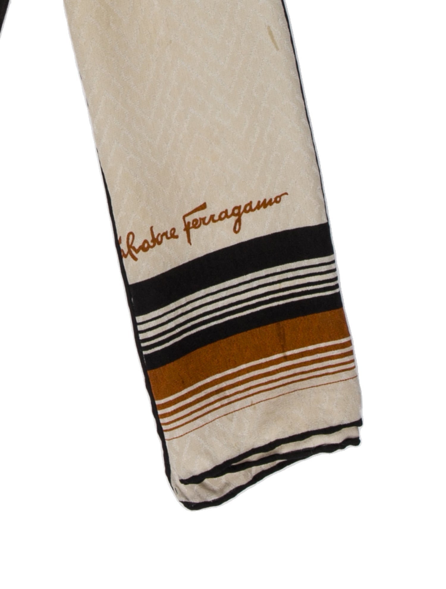 Salvatore Ferragamo Silk Printed Scarf
