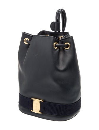 Salvatore Ferragamo Leather Bucket Bag