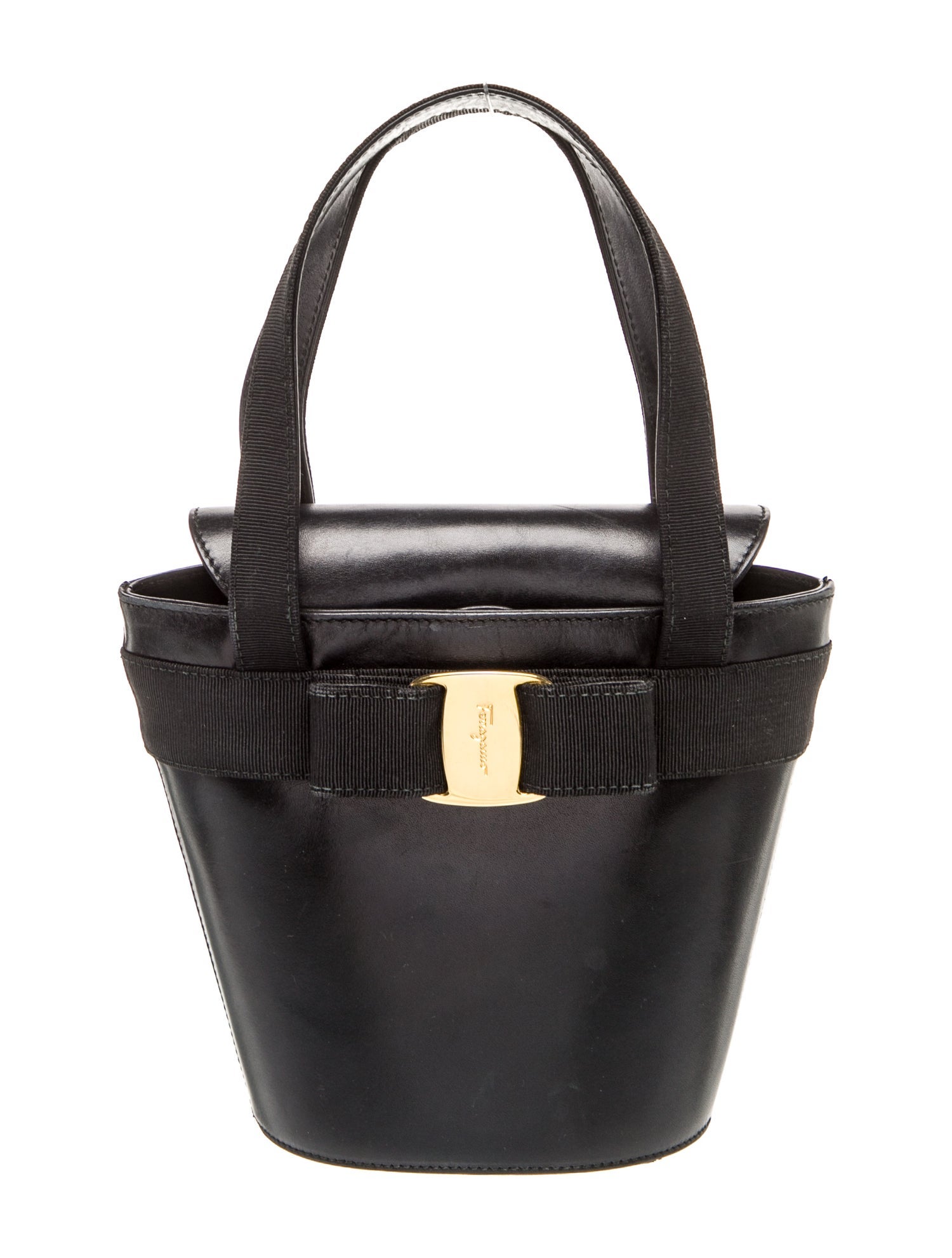 Salvatore Ferragamo Leather Top Handle Bag