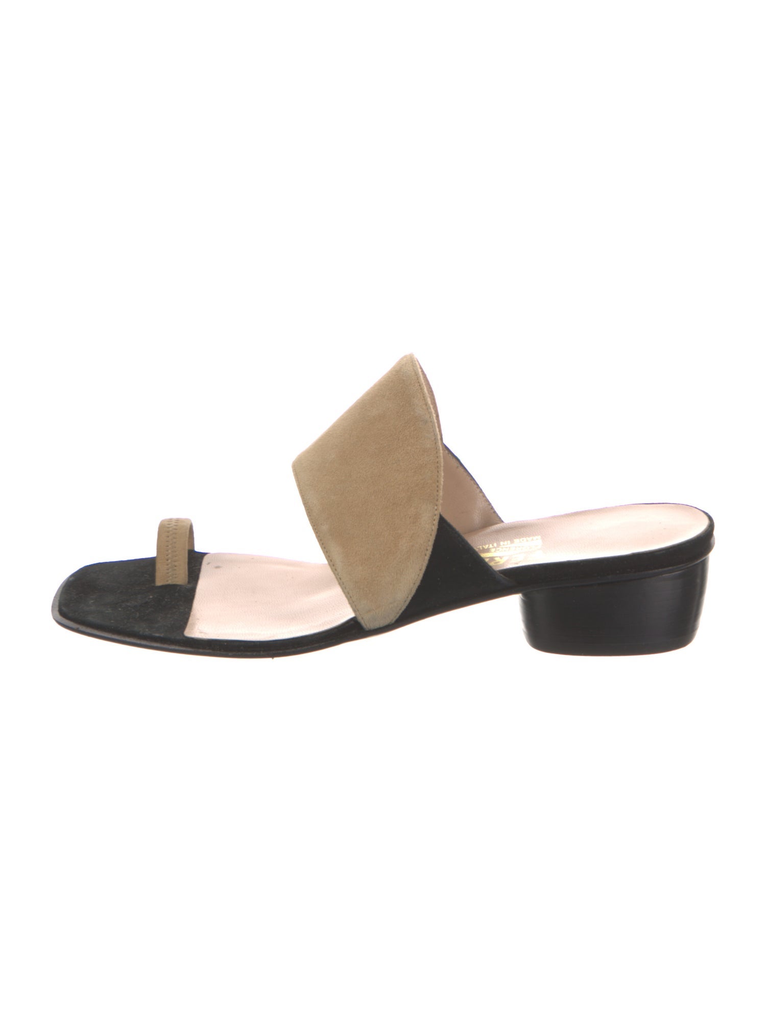 Salvatore Ferragamo Suede Slides