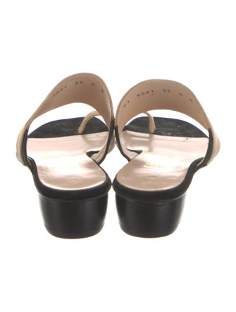 Salvatore Ferragamo Suede Slides