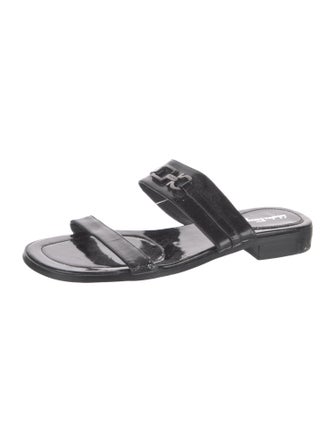 Salvatore Ferragamo Patent Leather Slides