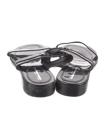 Salvatore Ferragamo Patent Leather Slides
