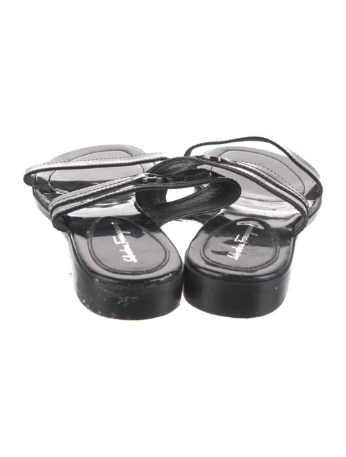 Salvatore Ferragamo Patent Leather Slides
