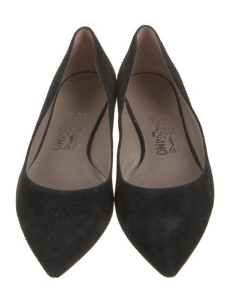 Salvatore Ferragamo Suede Flats