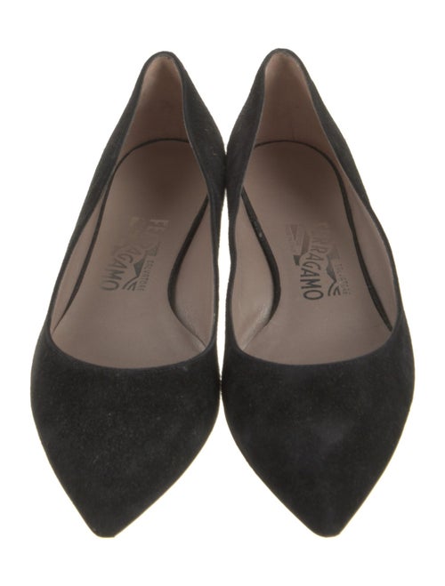 Salvatore Ferragamo Suede Flats