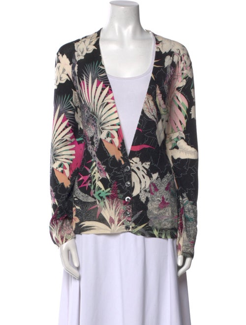 Salvatore Ferragamo Wool Printed Sweater