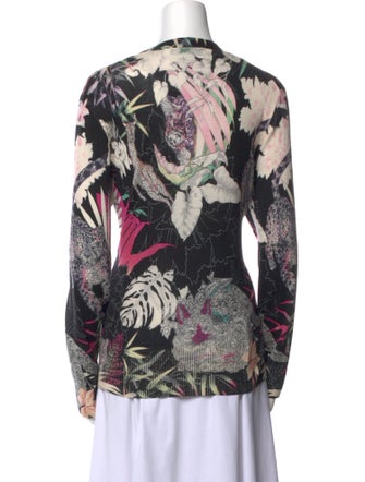 Salvatore Ferragamo Wool Printed Sweater