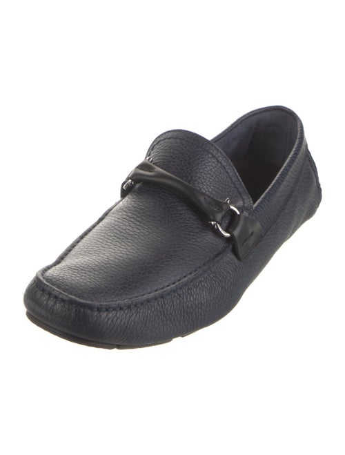 Salvatore Ferragamo Gancini Logo Leather Drivers